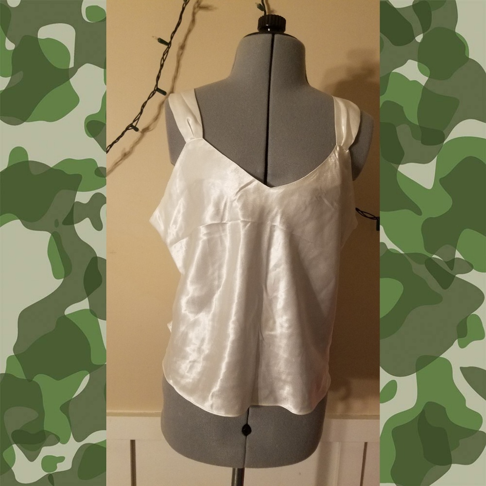 Vintage Alexandra Nicole Silky Tank Blouse/Sleep Tank